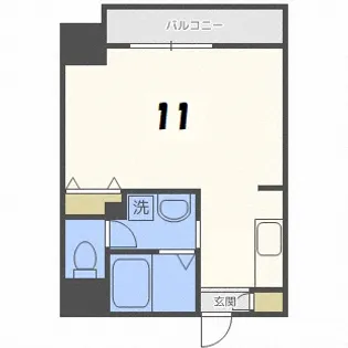 サンウッド札幌・医大前【10階】の間取り