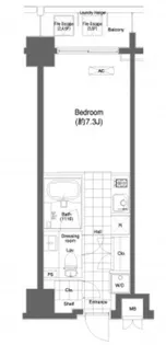 プライムアーバン目黒大橋ヒルズ【3階】の間取り