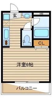 ルミエール和光【1階】の間取り