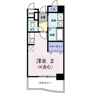 コートライブリーN【4階】の間取り