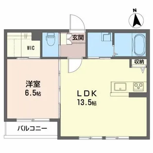 シャーメゾン ドレッセ【2階】の間取り