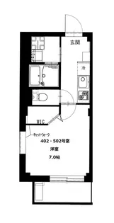 b’CASA Hikihune【3階】の間取り
