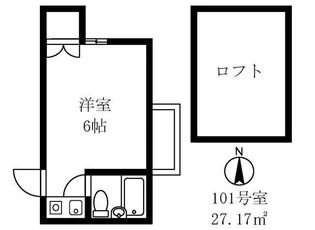 パールハイツ【1階】の間取り