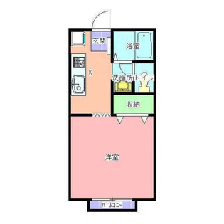 エール水戸A棟【1階】の間取り