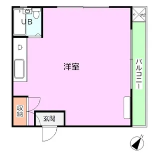 ロアジスハラダ【2階】の間取り