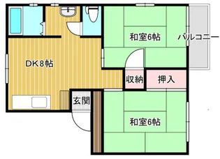 with21高取【2階】の間取り