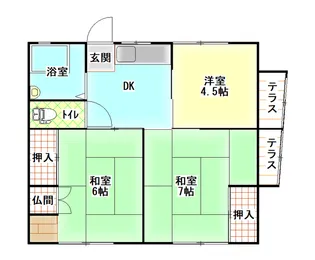 池田ハイツ【1階】の間取り