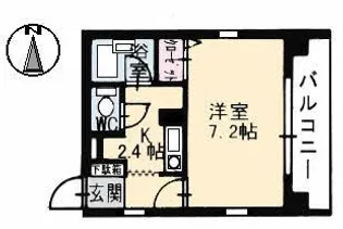 サンハート【1階】の間取り