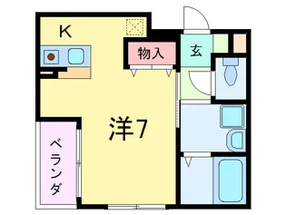 ルナピエナ本山中町【2階】の間取り