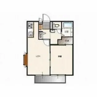 サンライフ東菓【2階】の間取り