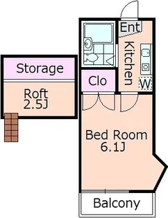 あかるハイム18(定借 再契約型)【2階】の間取り