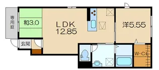 サンビックだいじゅ【1階】の間取り