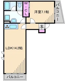 ヴィラMGII【3階】の間取り