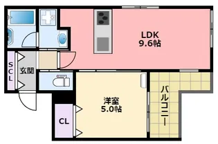 リヴィエール【3階】の間取り