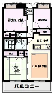 オーパスアレイ【2階】の間取り