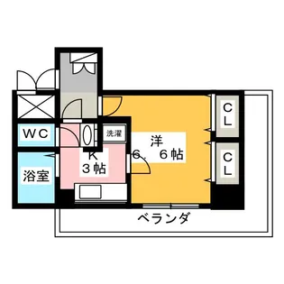 福地ビル【2階】の間取り