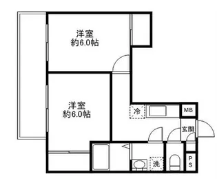 ランタナ【1階】の間取り