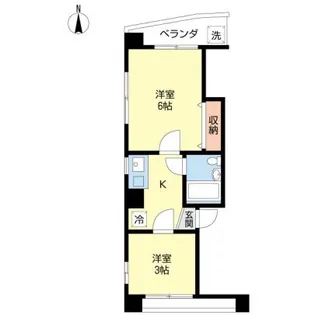 グレースヴィラ大森【4階】の間取り