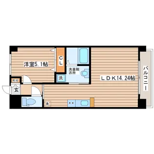 西多賀パークビル【3階】の間取り