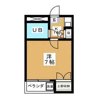 ぱあく835【3階】の間取り