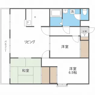 エクレール羊ヶ丘【1階】の間取り