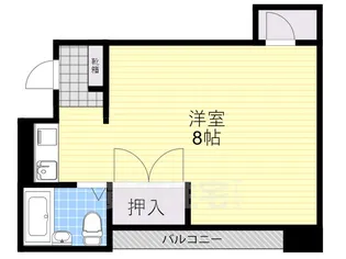 東天満下村ビル【6階】の間取り