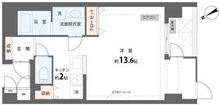 ユニテE【8階】の間取り