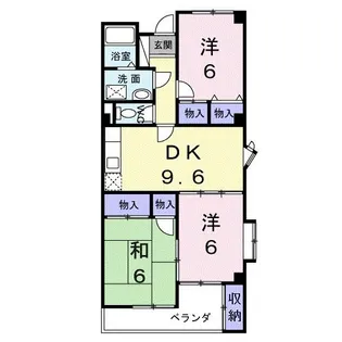 ブライトンハイツ【4階】の間取り