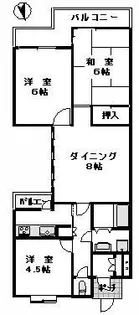 ライオンズマンション調布台【3階】の間取り