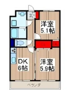 コート・La・ポルテ【3階】の間取り