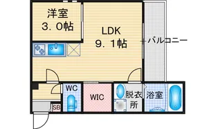 GRANDTIC東枇杷島駅前【1階】の間取り
