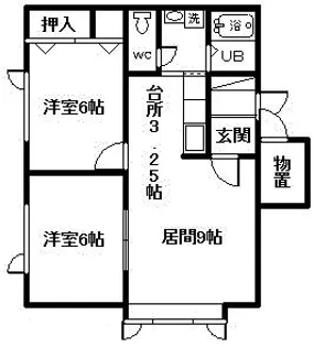 LIFE MATE【2階】の間取り