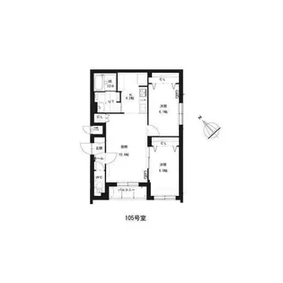仮)グランメール本郷通1【1階】の間取り