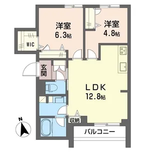 アルテシアII【2階】の間取り