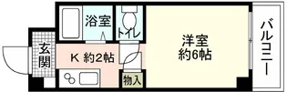 ファミール牛田【2階】の間取り