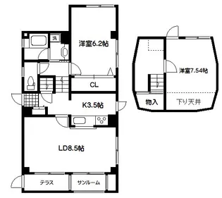 AMハイツの間取り