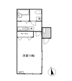 ブライトメゾン桜台【1階】の間取り