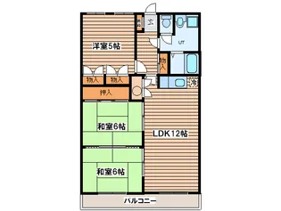 マインコーポ平岸【8階】の間取り