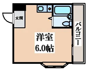 メゾン小若江【2階】の間取り