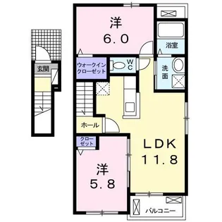 T-エターナル【2階】の間取り