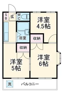 メゾン美住【2階】の間取り