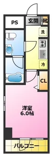 クレアティフ武蔵小杉【6階】の間取り