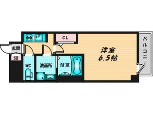 S-RESIDENCE高井田beleta【8階】の間取り