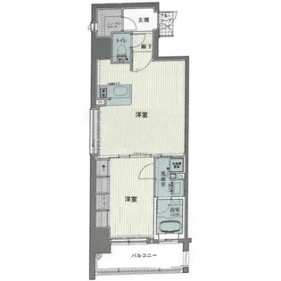 レジェンドール心斎橋EAST【3階】の間取り