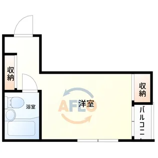 ブライトゾーン南堀江【2階】の間取り