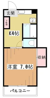 南ビル【4階】の間取り