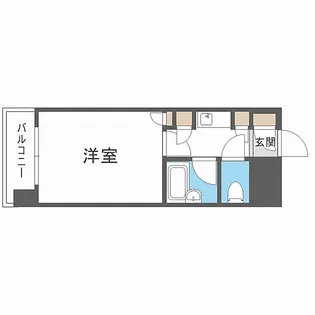 オリエントハイツ天神南【5階】の間取り