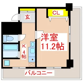 グランガーデンたてばば【3階】の間取り