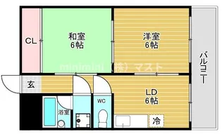上垣第三ビル【7階】の間取り