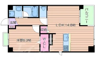 グランミーテ緑地【3階】の間取り